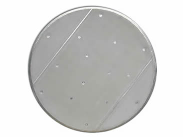 A monoblock filter disc welded with flange